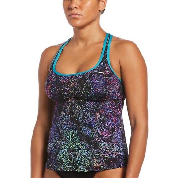 NIKE Racerback Tankini Swim Top - Picture 2 of 4